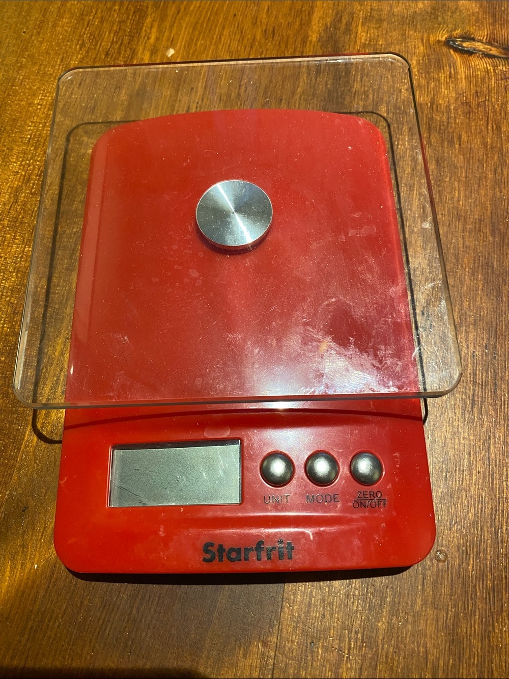 Starfrit Red Digital Kitchen Scale - 2 for $10. 3 for $15